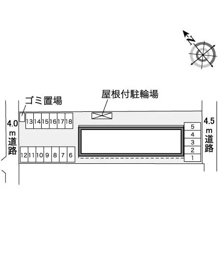 ★手数料０円★伊勢市中村町 月極駐車場